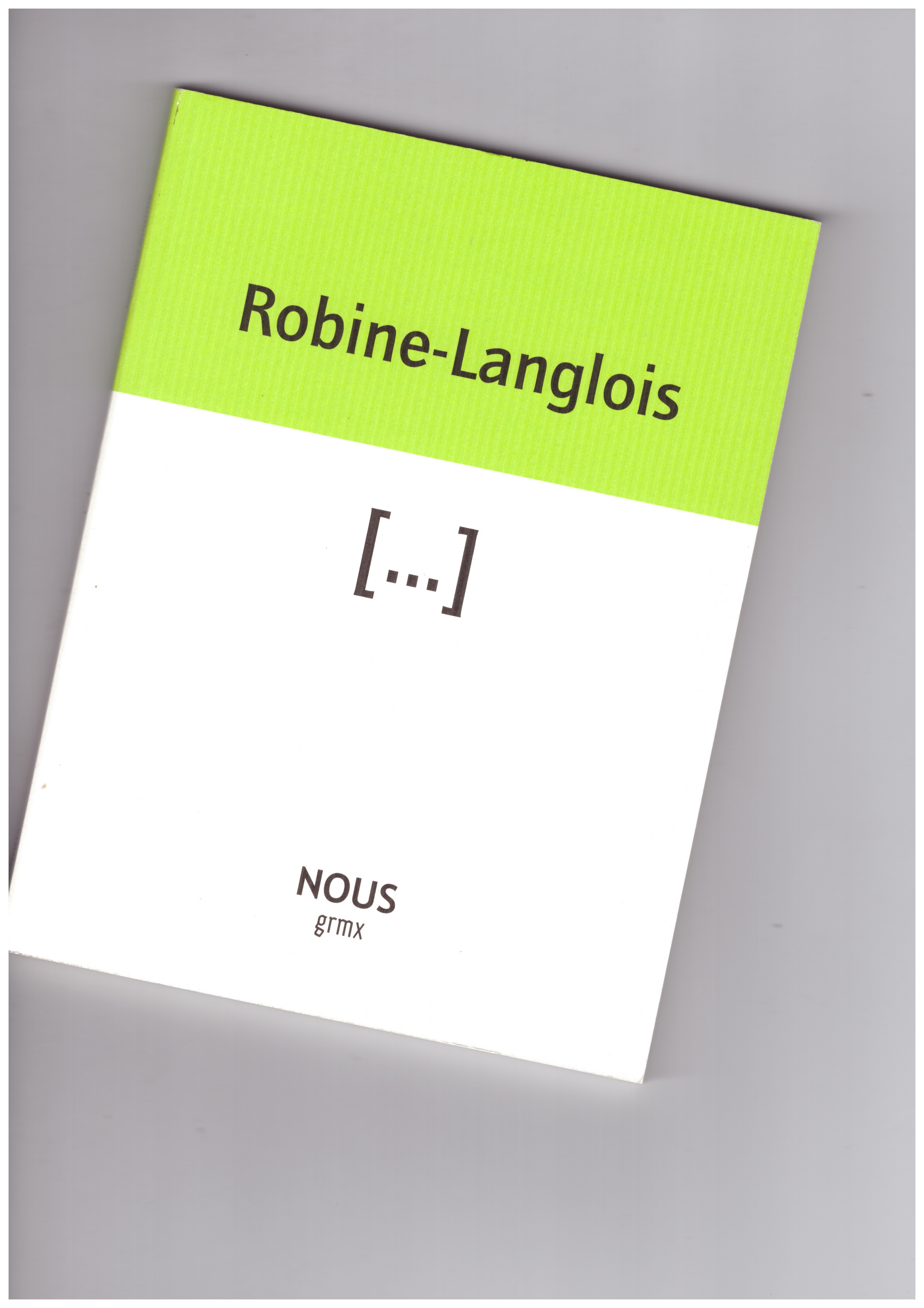 ROBINE-LANGLOIS, Théo - [...]